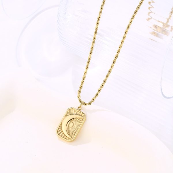 Collier Croissant en acier inoxydable